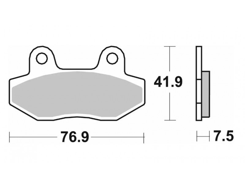 Гальмівні колодки SBS Performance Brake Pads / HHP, Sinter 814HS